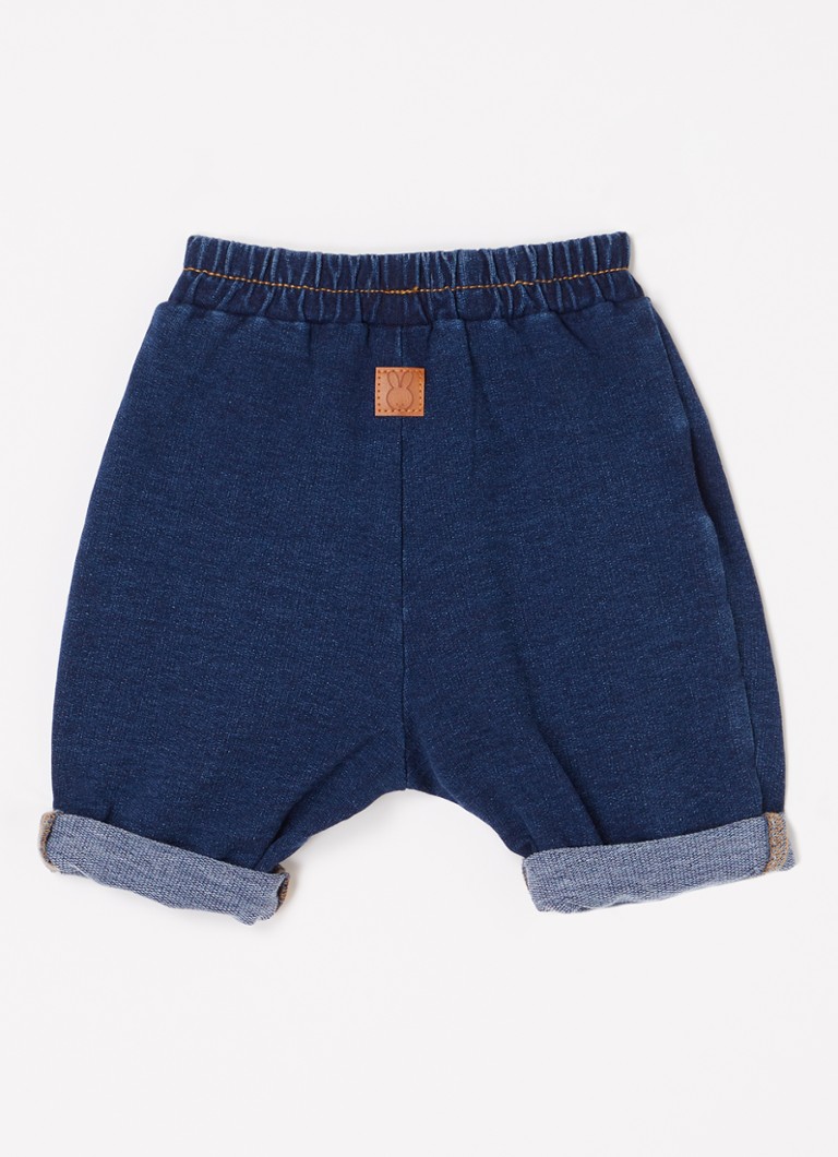 Benetton Tapered fit chambray shorts