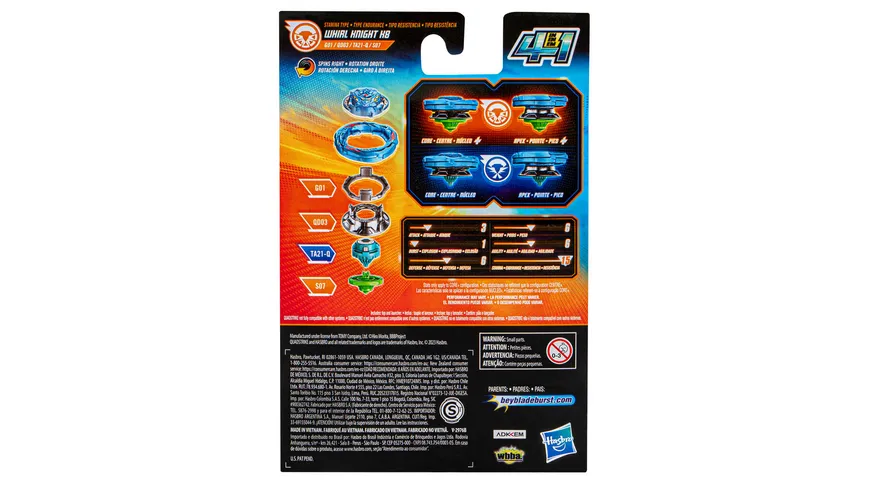 Hasbro - Beyblade Burst QuadStrike Starter Pack, 1 Stück, sortiert