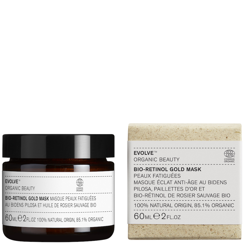 evolve organic beauty BIO-RETINOL GOLD MASK Masque éclat anti-âge