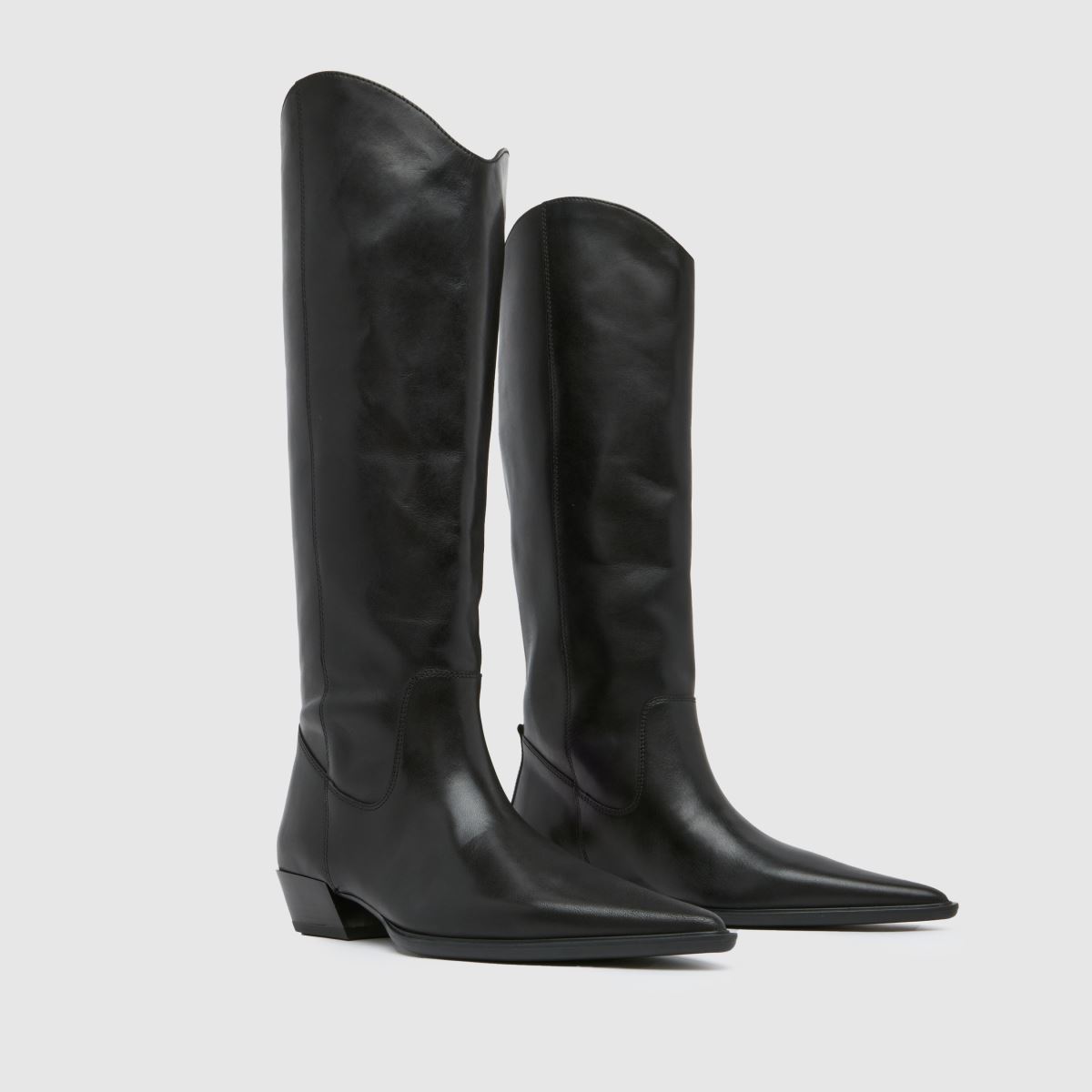 Vagabond Shoemakers – Cassie – Svarta höga westernstövlar