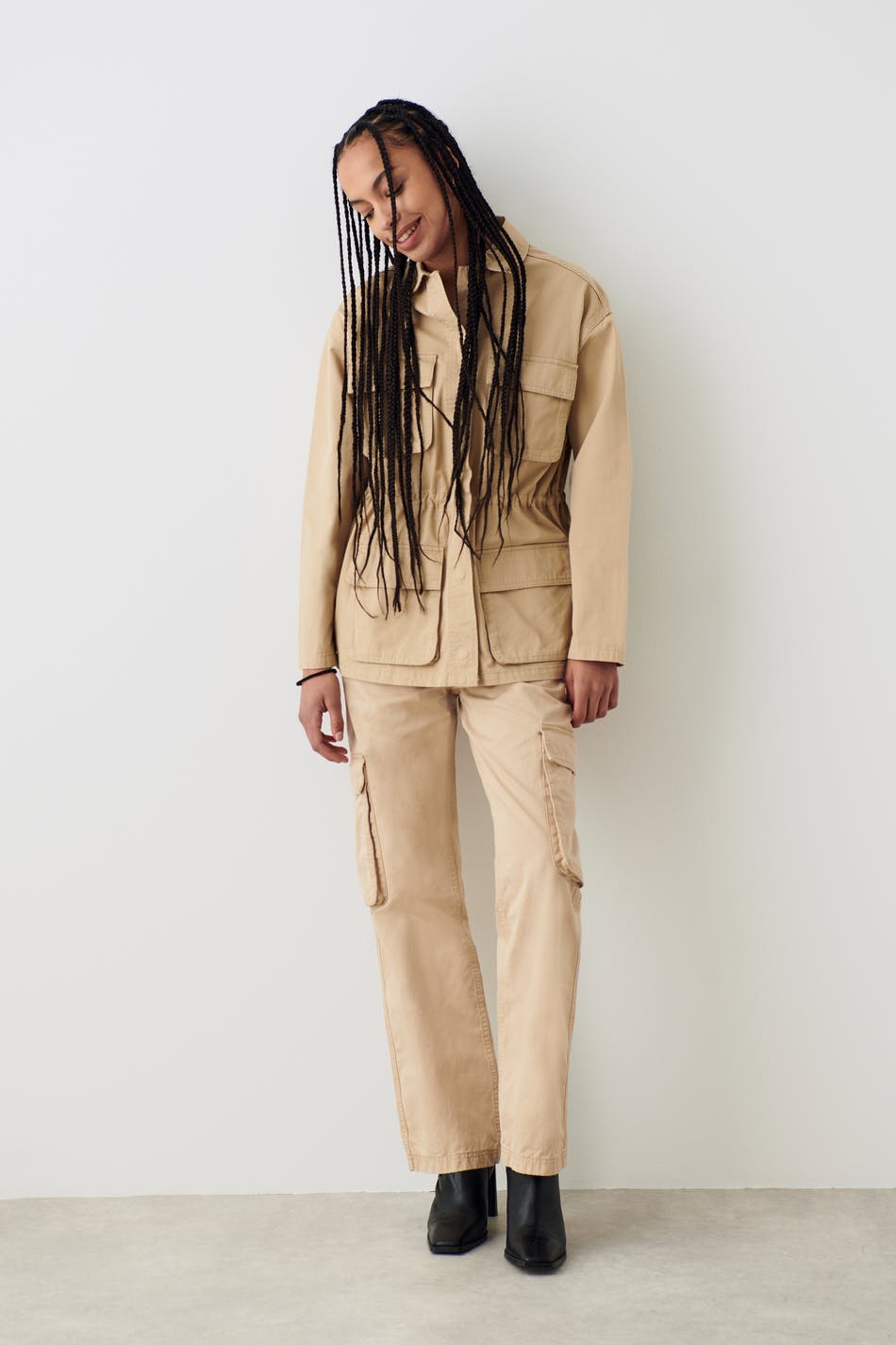 Cargo twill jacket