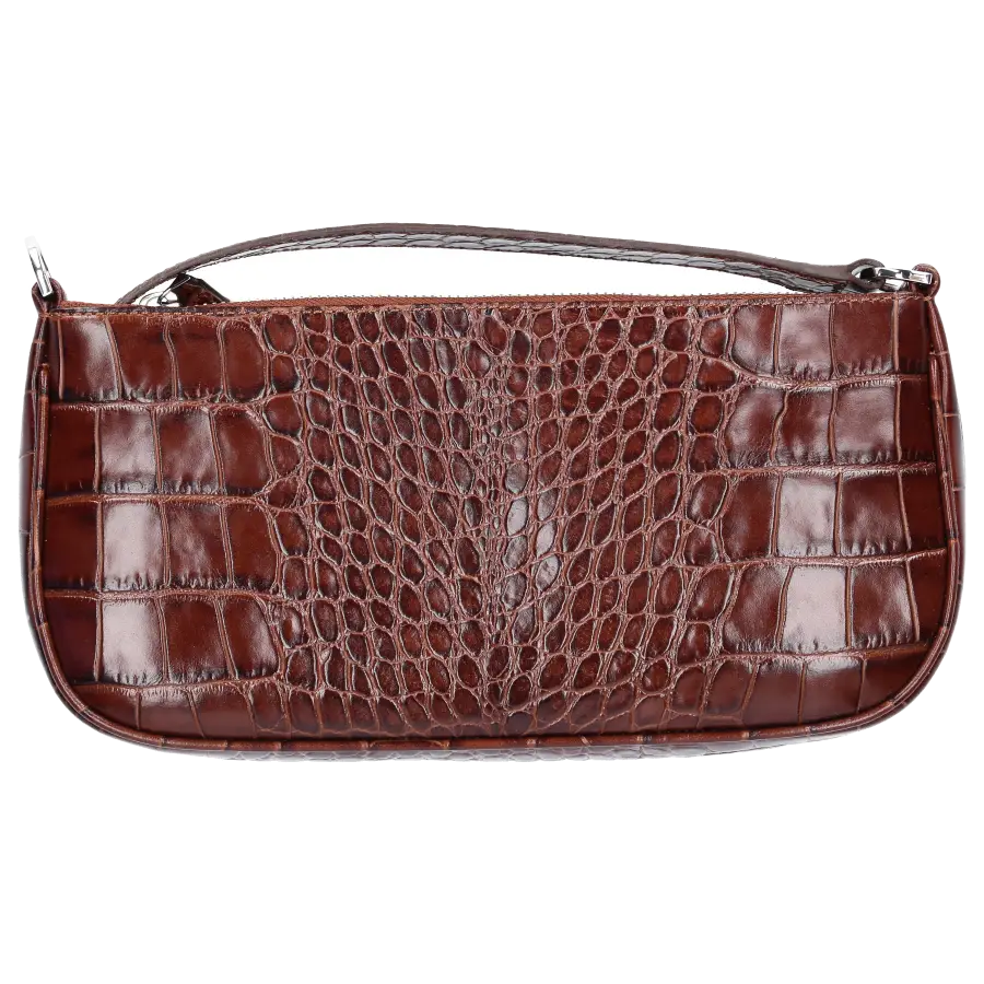 By FAR - Schultertasche RACHEL Kalbsleder - braun