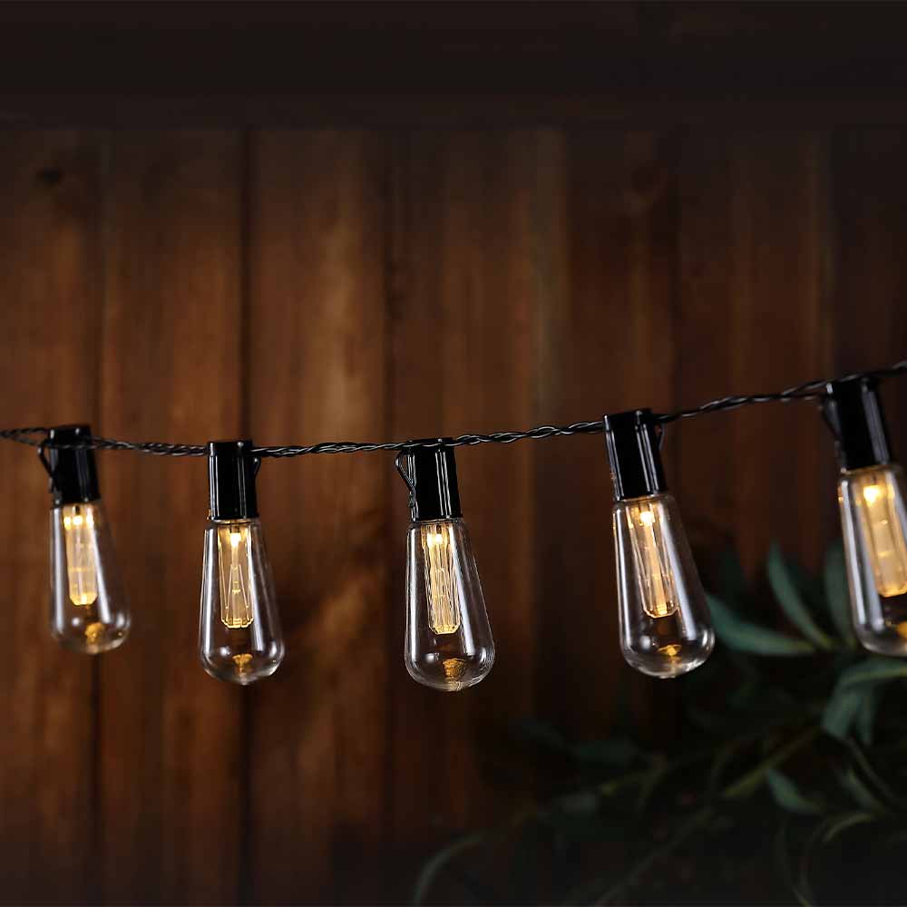 IC Gardenworld LED Solar Lichterkette 10er