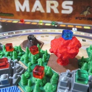 Brown Special Tiles for Terraforming Mars - 10 Pieces