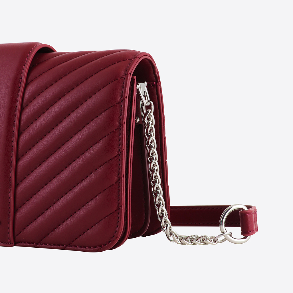 ALBA   Sac à bandoulière bordeaux femme