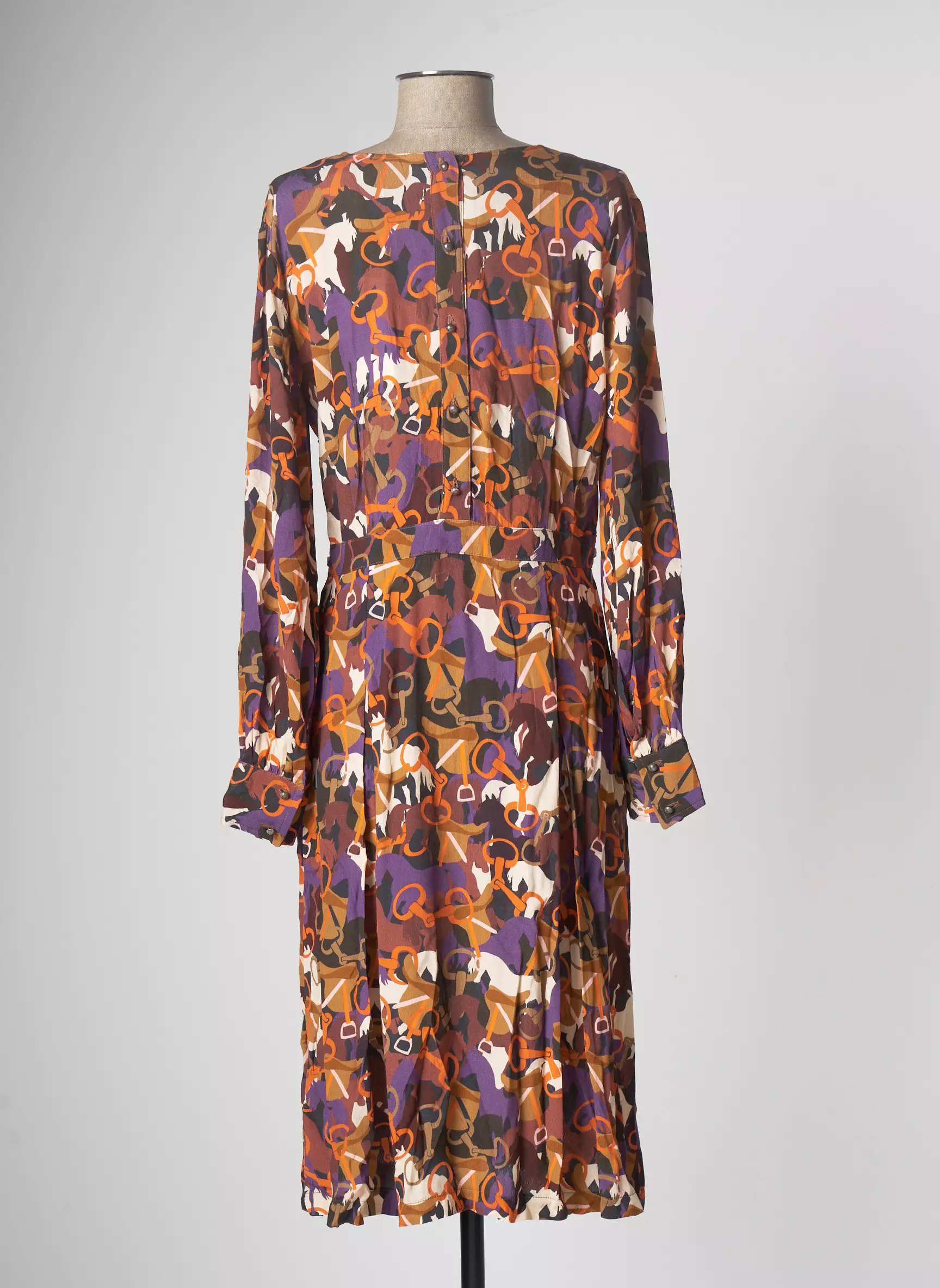 La Petite Francaise Robes Mi Longues Femme couleur orange