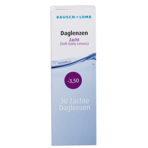 Bausch & Lomb -3.50 pehmeät kertakäyttöpiilolinssit lääkinnällinen laite - 30 kpl
