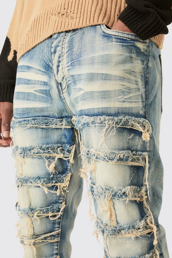 Tall Stretch Skinny Jeans mit Rissen