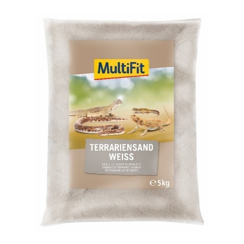 MultiFit Bodengrund MultiFit Terrariumsand 5kg weiß