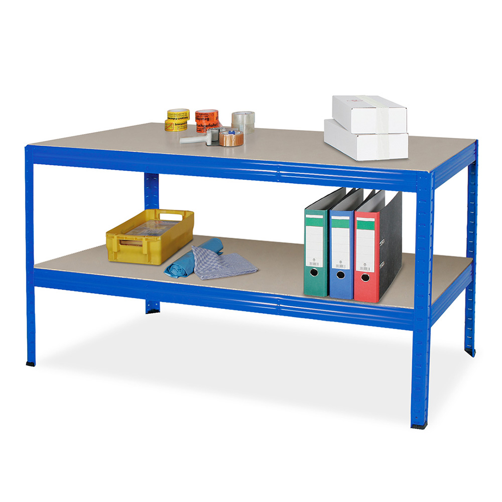 BRB Arbeitstisch mit Fachboden HxBxT 900x1500x600 mm