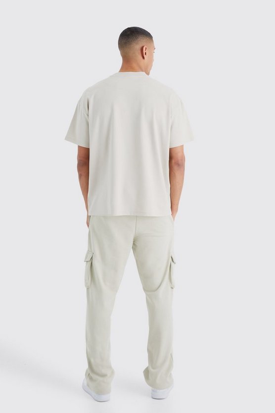 Lockere Cargo-Jogginghose mit Farbverlauf