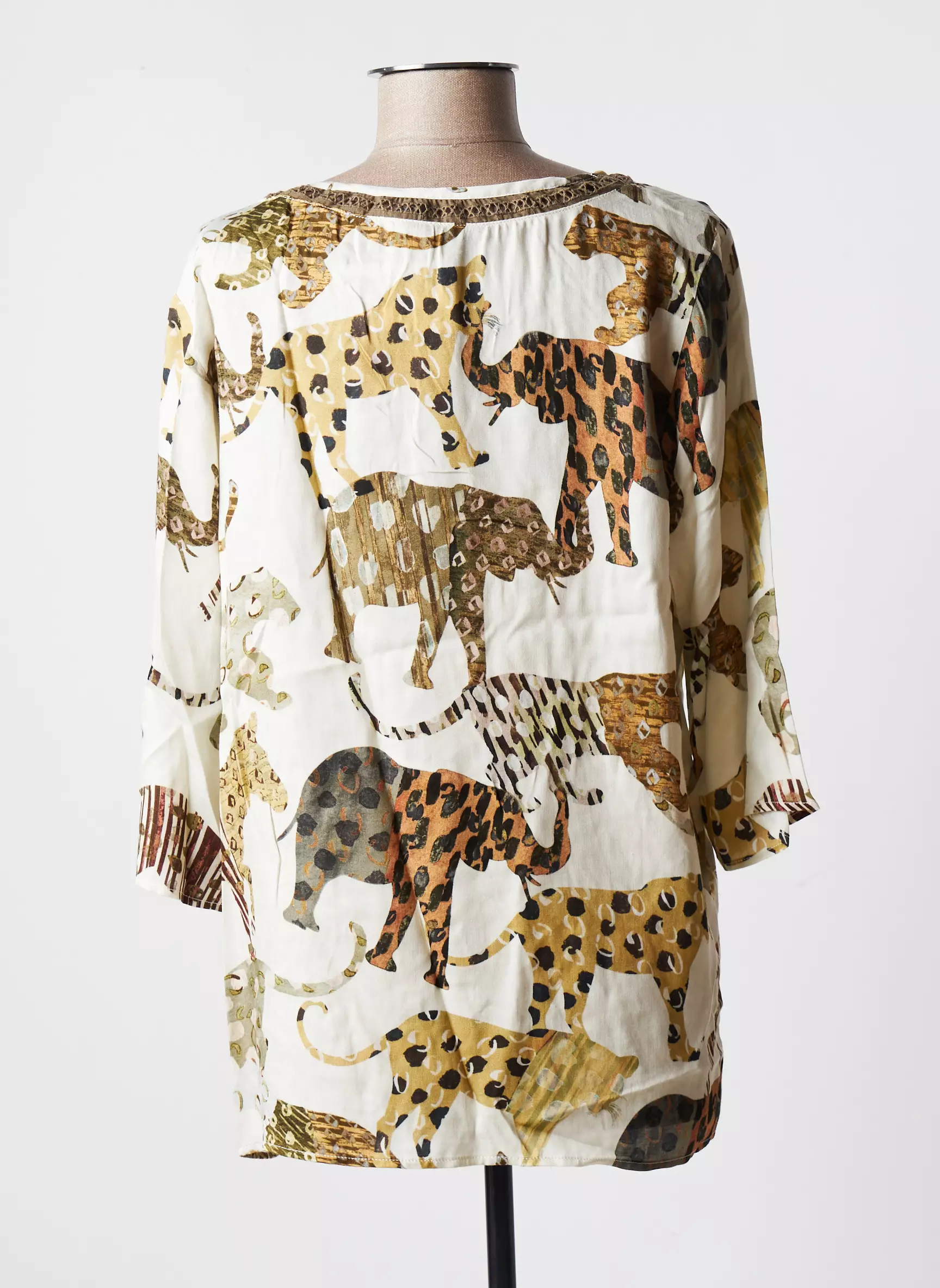 Geisha Blouses Femme couleur beige