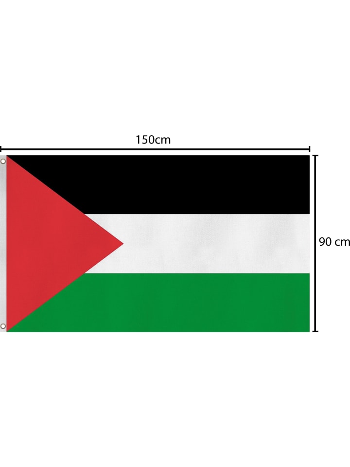 normani Fahne Länderflagge 90 cm x 150 cm in Palästina günstig kaufen 90 x 150 cm