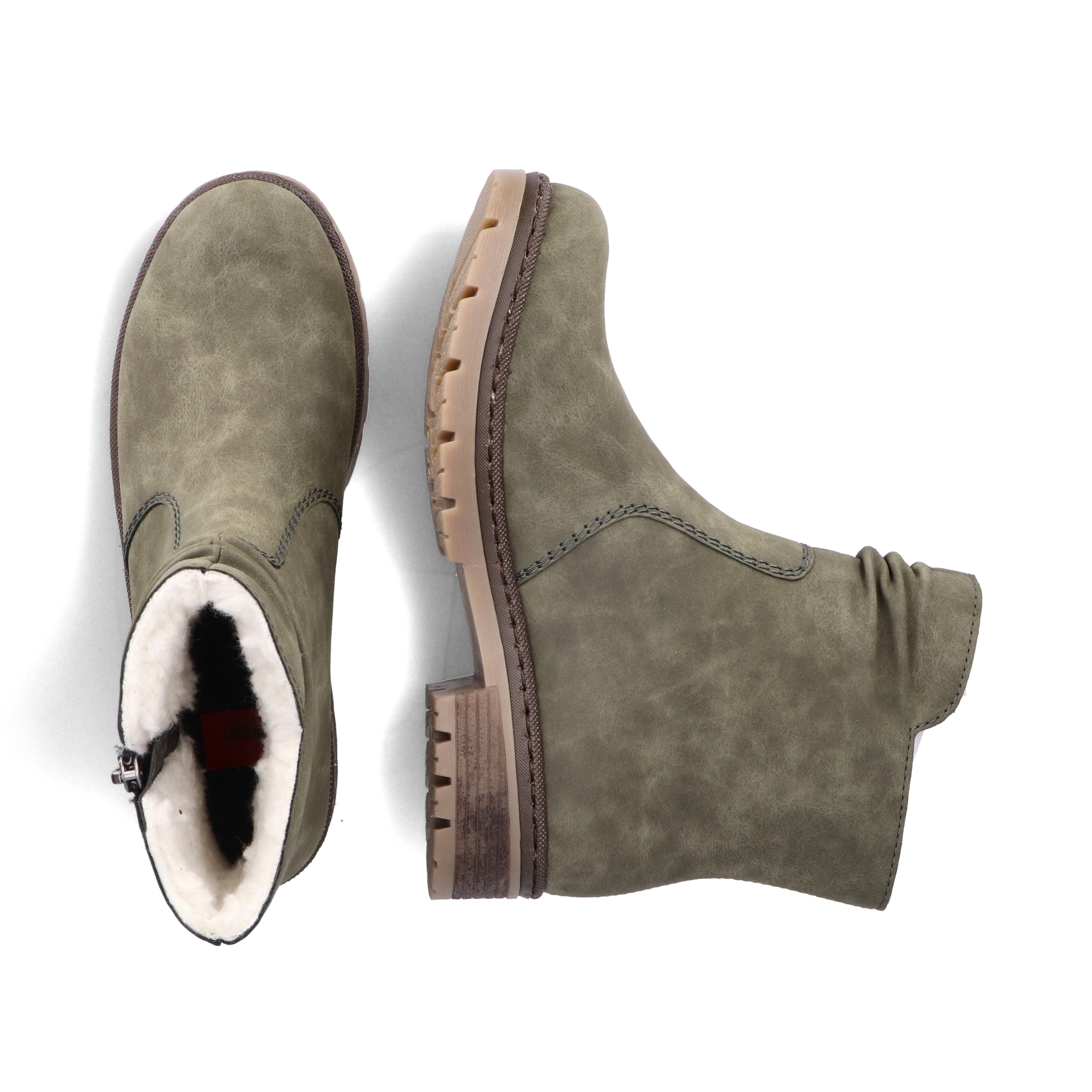 Rieker Damen Kurzstiefel laubgrün