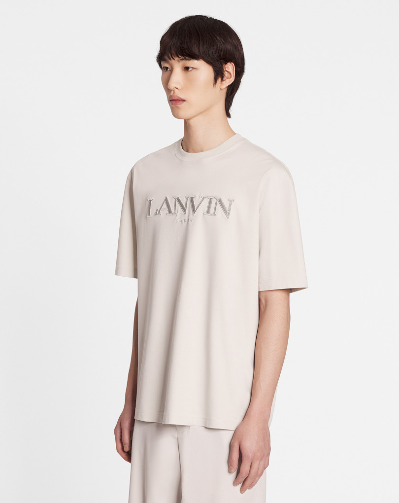 T-SHIRT CLASSIQUE BRODÉ LANVIN PARIS