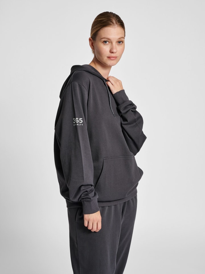 Hummel Hummel Verstellbare Taille Kapuzenpullover Hmllgc Loyalty Erwachsene in BLACKENED PEARL günstig kaufen