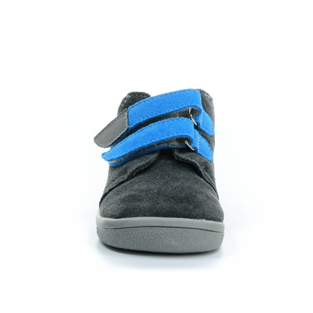 Beda Robin mit Membran (BF 0001/W/M/FW) dunkelgraue Barfuß-Stiefeletten