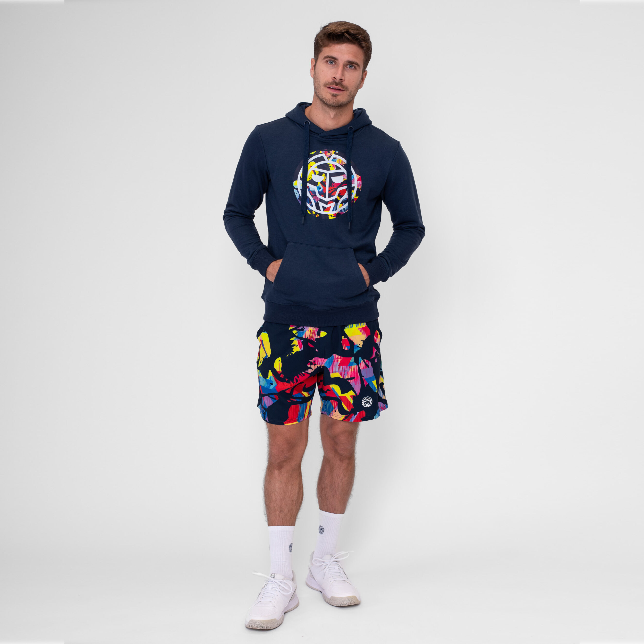 Wild Arts Chill T-Shirt Herren - Dunkelblau, Mehrfarbig