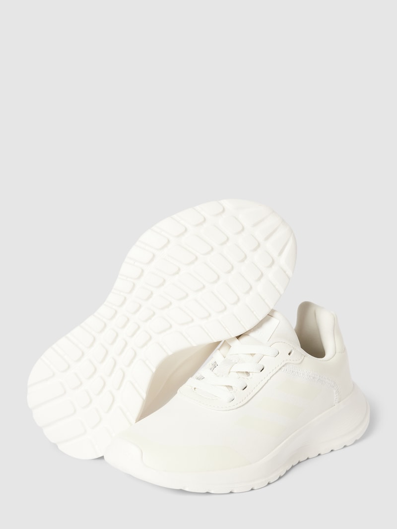 Sneaker mit Label-Print in weiß