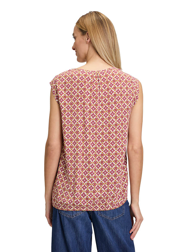 CARTOON Bluse in Weiß/ Pink günstig kaufen