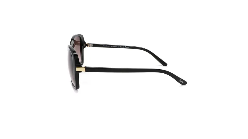 Caresse Brillenmode Sonnenbrille Metall Inlay schwarz
