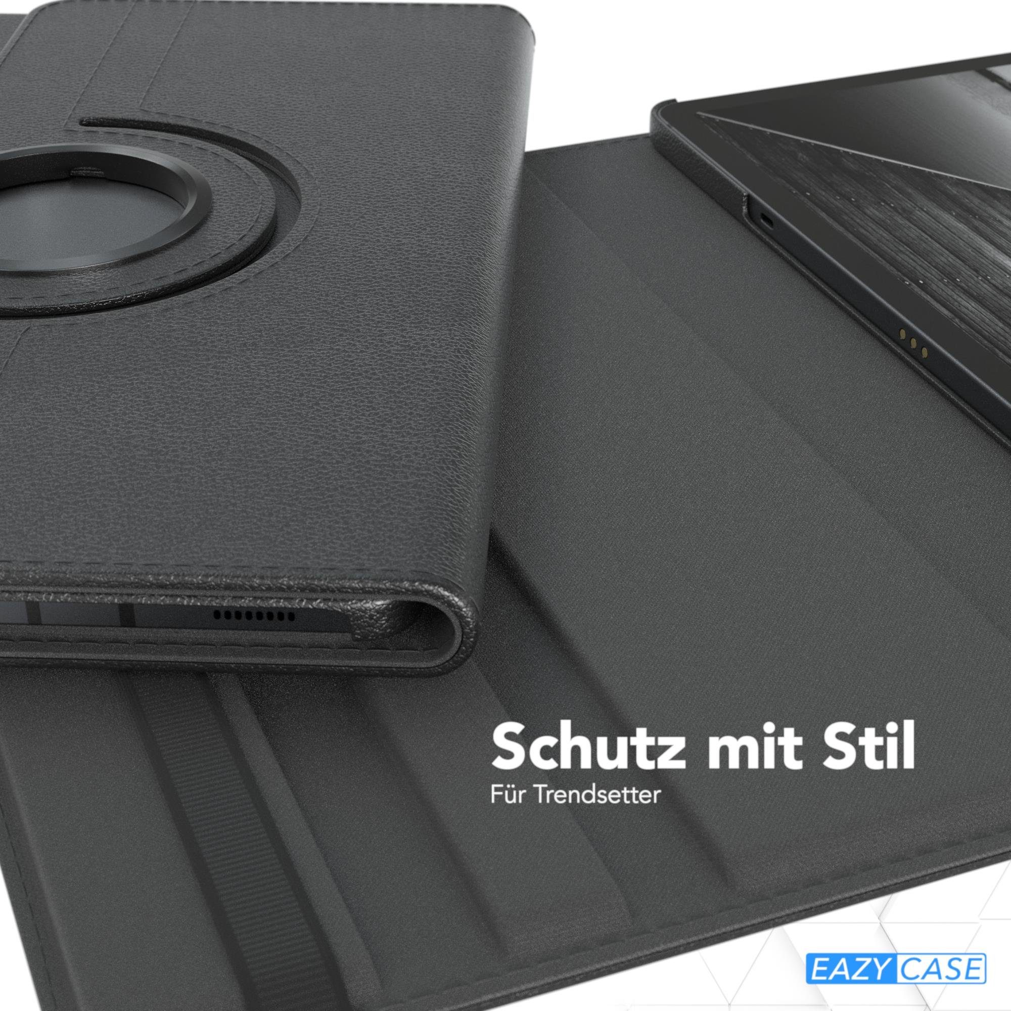 EAZY CASE Tablet-Hülle Rotation Case für Samsung Galaxy Tab S8 / Tab S7 11 Zoll, Hülle 360° drehbar mit Standfunktion Etui Anti-Kratz Tasche Schwarz