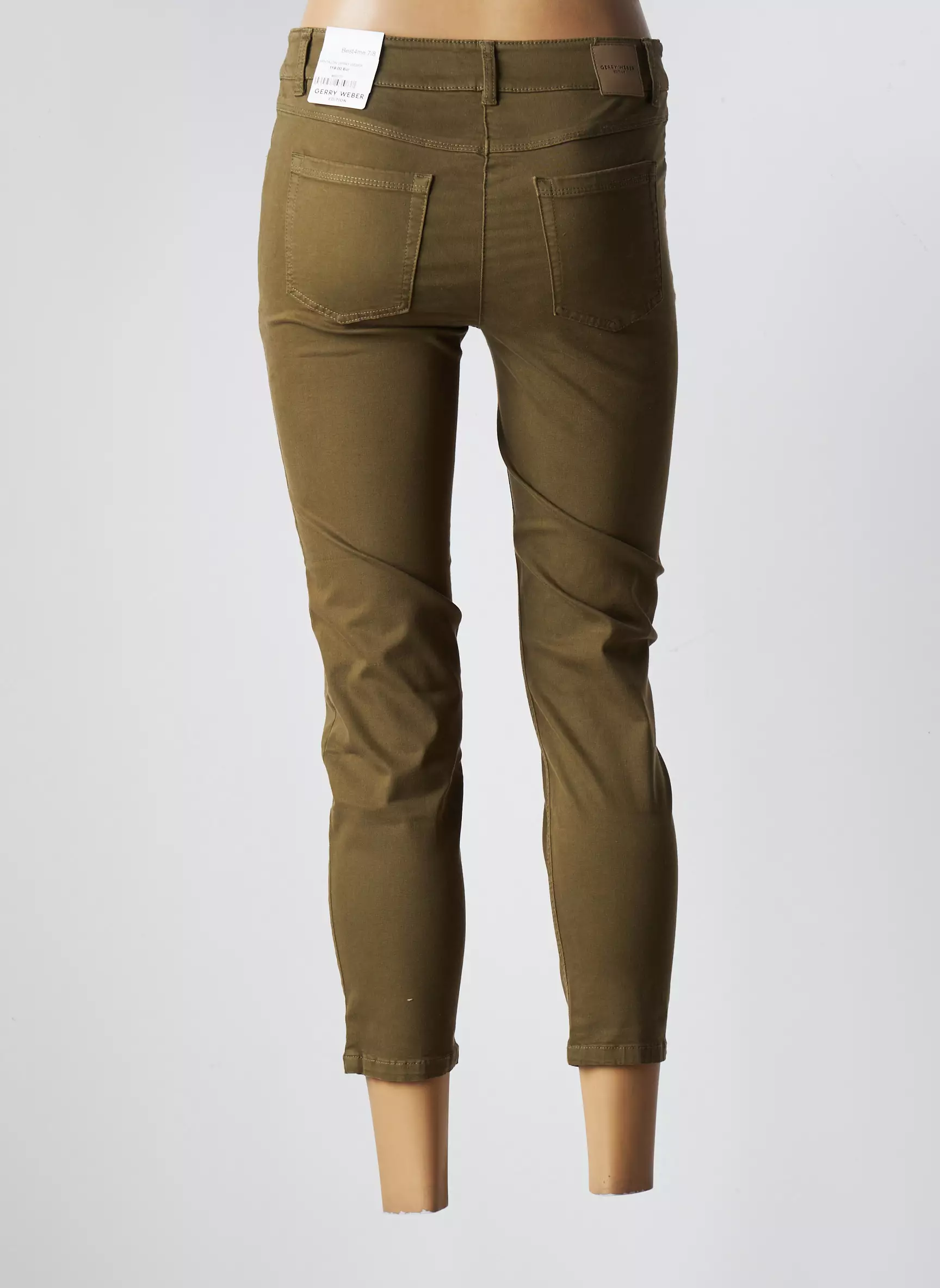 Gerry Weber Pantalon7 8 Femme couleur vert