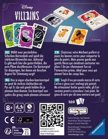 Disney Villains - The Card Game - Spiel ab 8 Jahren