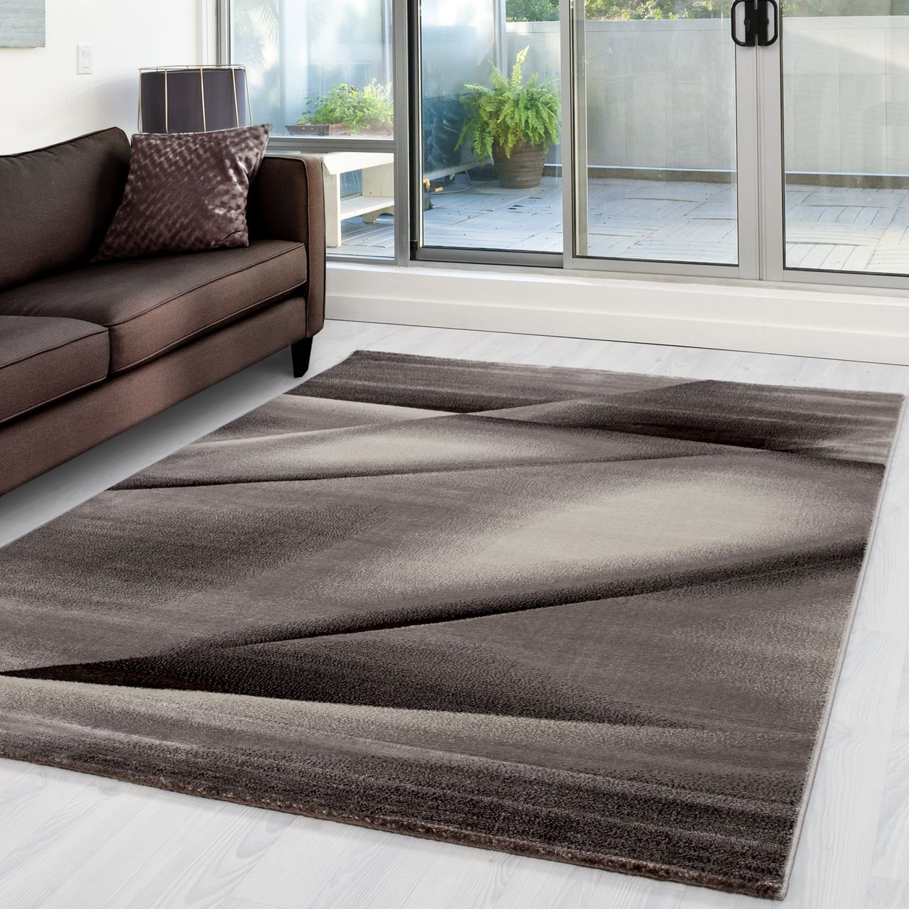 Ayyildiz Teppich, MIAMI 6590, BROWN, 80 x 150 cm