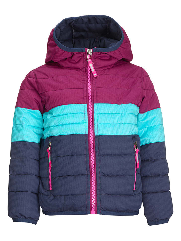 Killtec Steppjacke  in Dunkelblau/ Hellblau/ Pink günstig kaufen