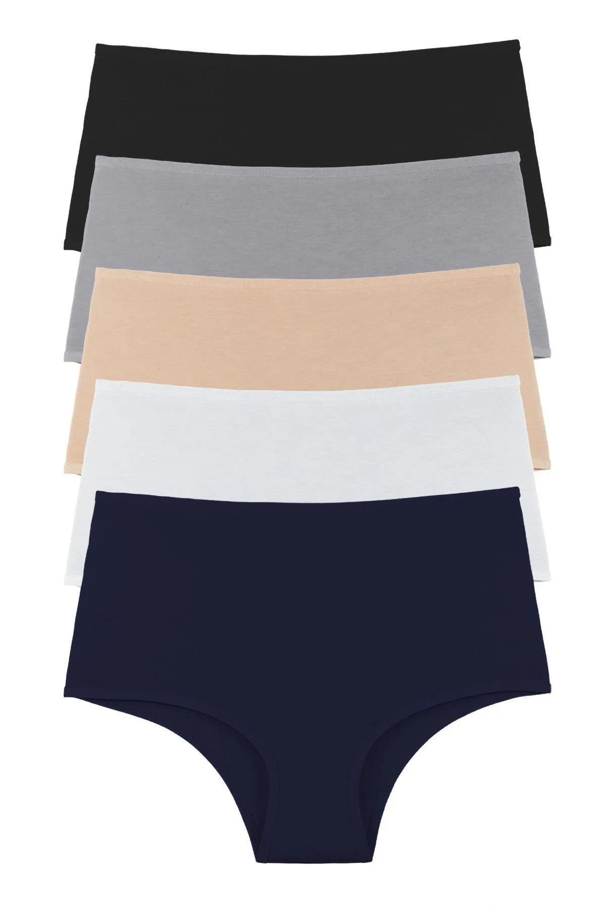 Sensu  Damen-Bato-Höschen, gemischte Farben, 5er-Pack – KTS4020