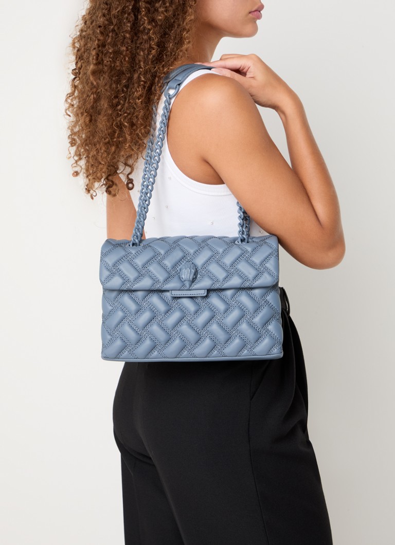 Borsa a tracolla Kensington in pelle trapuntata di Kurt Geiger