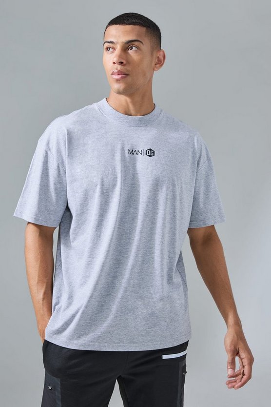 Man Active X Og Gym Oversize T-Shirt mit Xxl Print