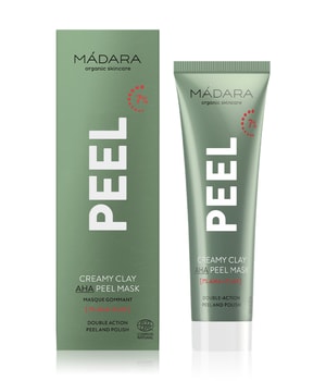 MADARA PEEL Creamy Clay AHA Peel Mask Gesichtspeeling-60 ml