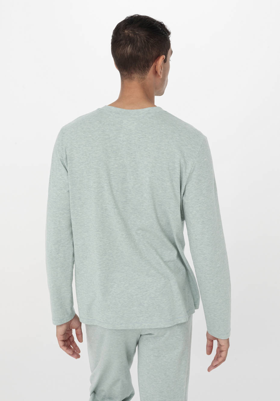 Langarm-Schlafshirt aus reiner Bio-Baumwolle