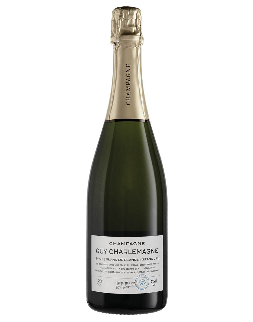 Champagne AOC Grand Cru Brut Guy Charlemagne Blanc de Blancs Laurier 0,75 ℓ
