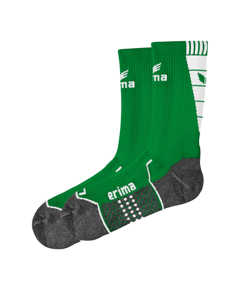 Erima Short Socks Trainingssocken Grün Weiss