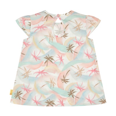 Bluse kurzarm, pink für Mädchen