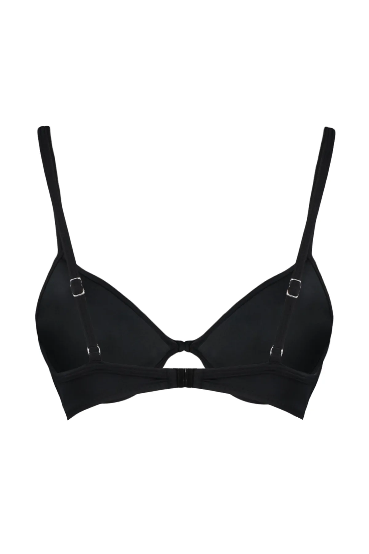 Trendyol Collection  Schwarzes Balconet-Push-Up-Bikinioberteil TBESS20BU0237