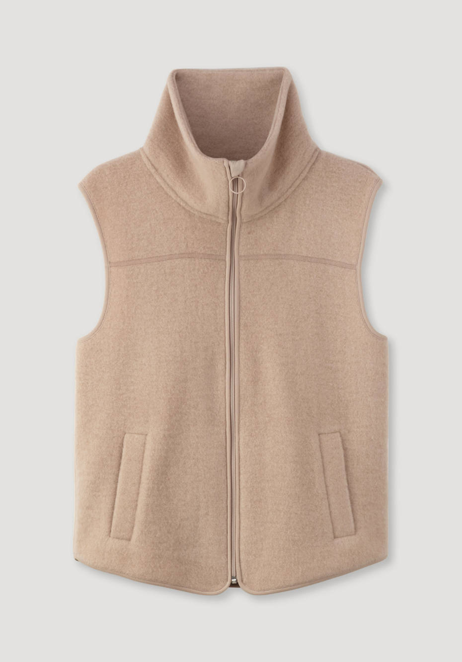 Wollfleece Weste aus reiner Bio-Merinowolle