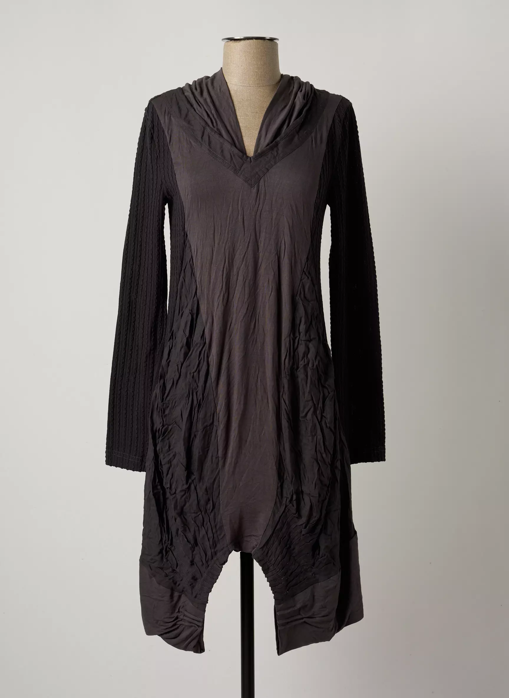 Areline Robes Mi Longues Femme couleur gris