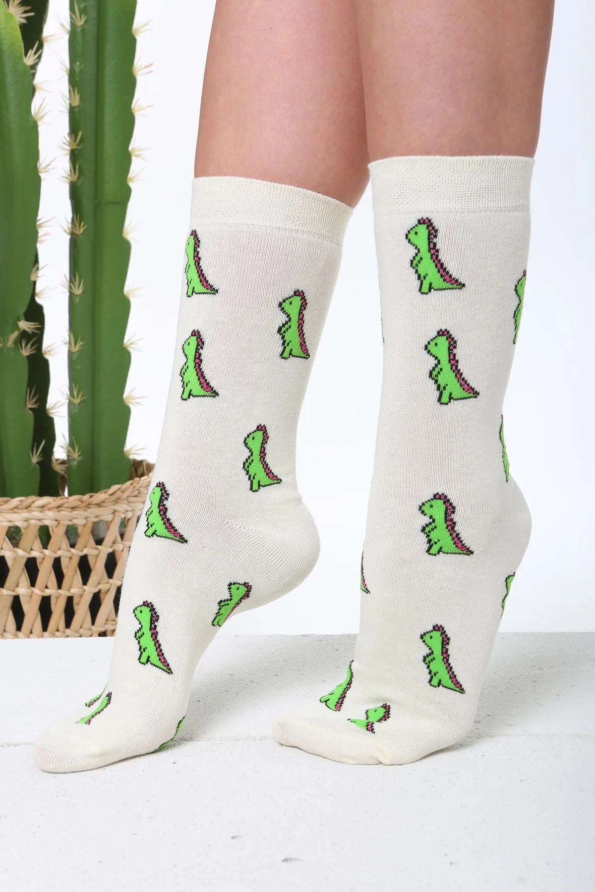 Socks Tunnel  Bunte Socken mit Dinosauriermuster