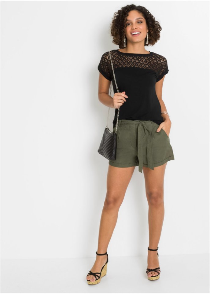 Shirt mit Spitze
