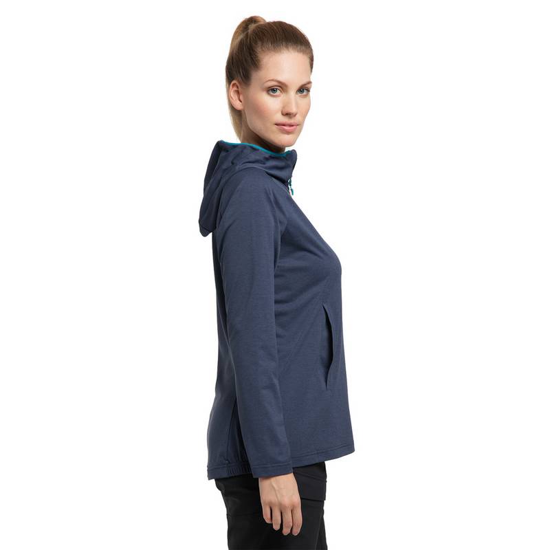 Haglöfs Mirre Mid Hood Fleecejacke Damen