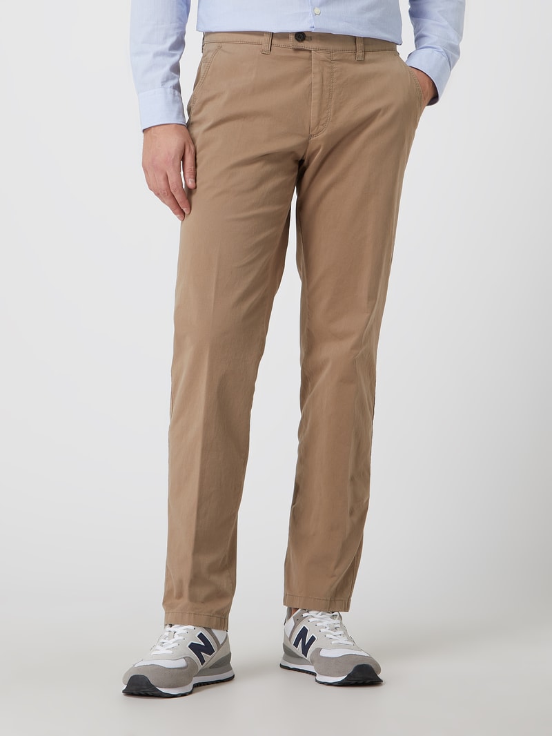 Chino mit Stretch-Anteil Modell 'Jim' in beige