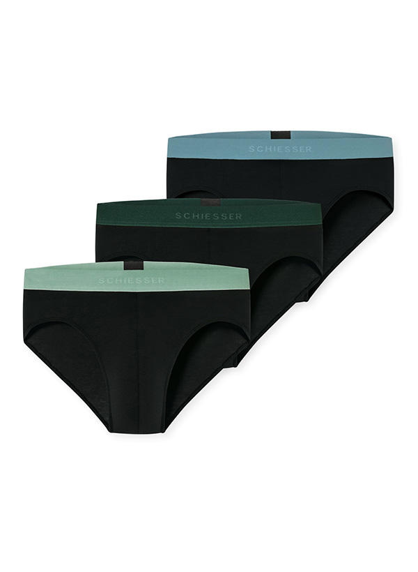 Schiesser, Slips, Bio Baumwoll-Stretch, dunkelblau
