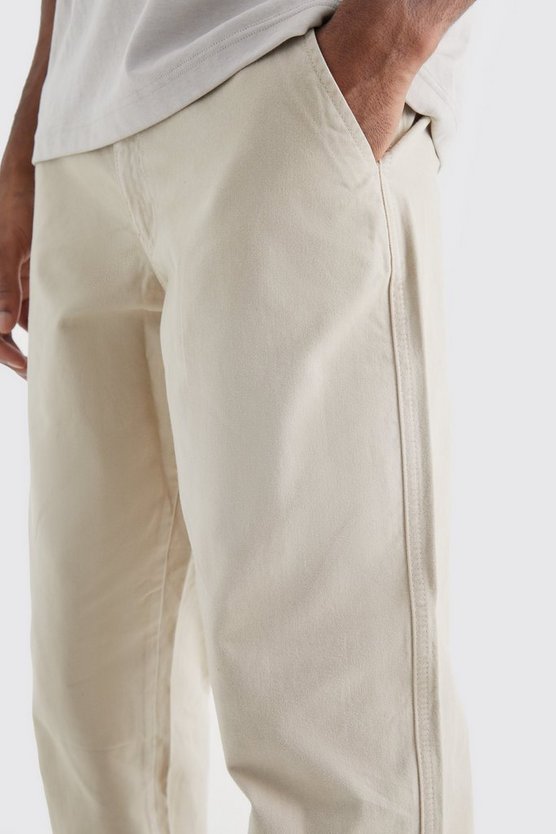 Tall lockere Chino-Hose