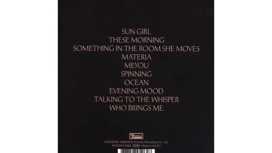 Something In The Room She Moves