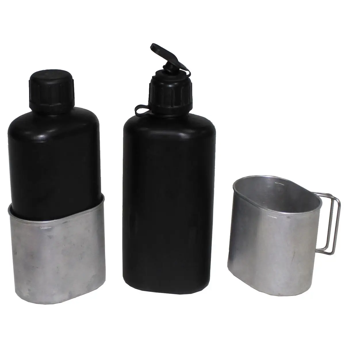 Schweizer Feldflasche M84 mit Becher