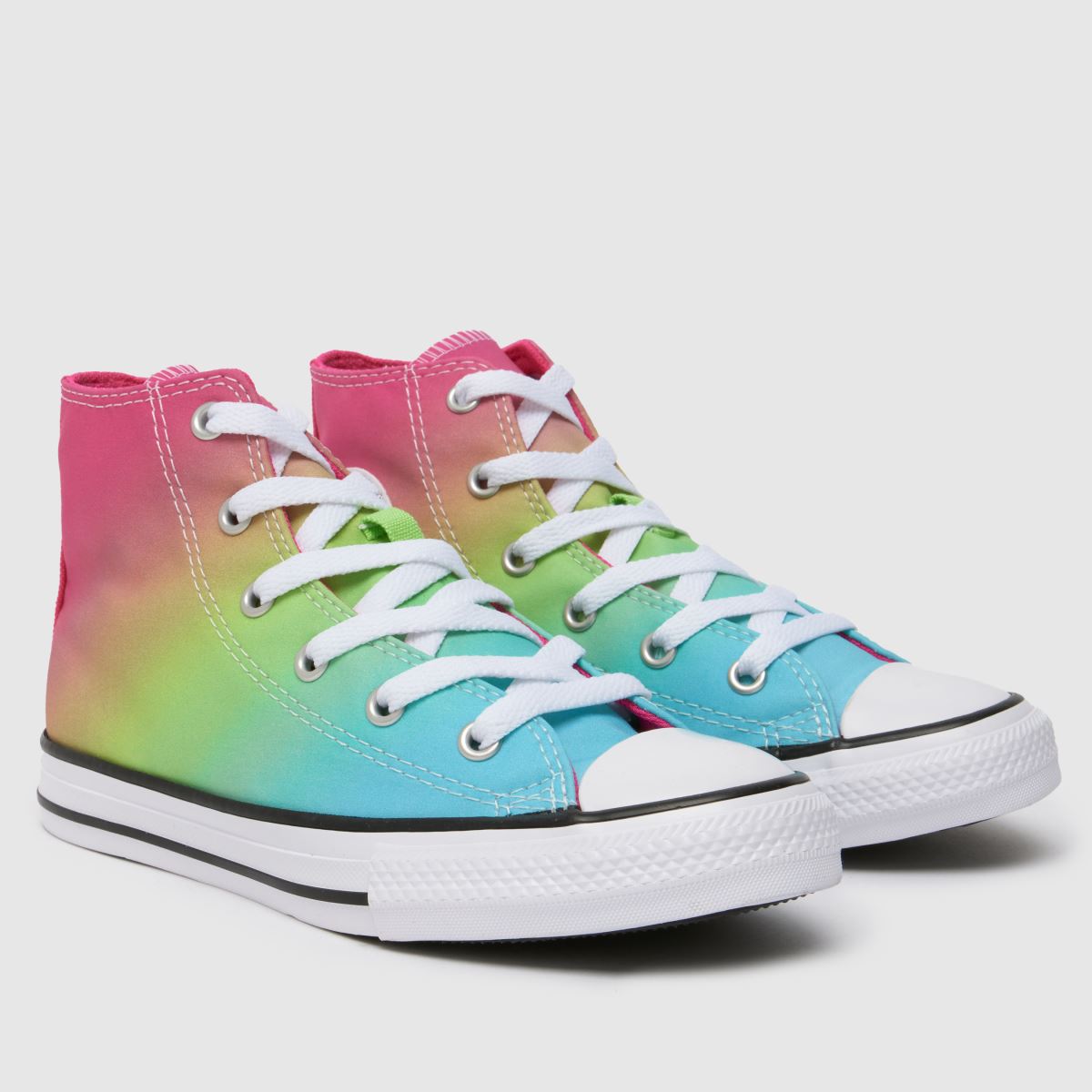 Converse multifärgade all star hi hyper brights flickor junior träningsskor